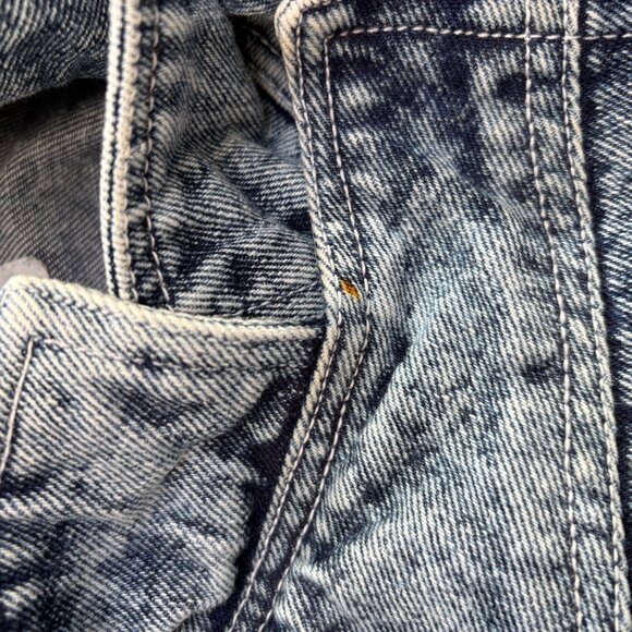 80s Acid Washed Crop Denim Jacket - Picture 14 of 16